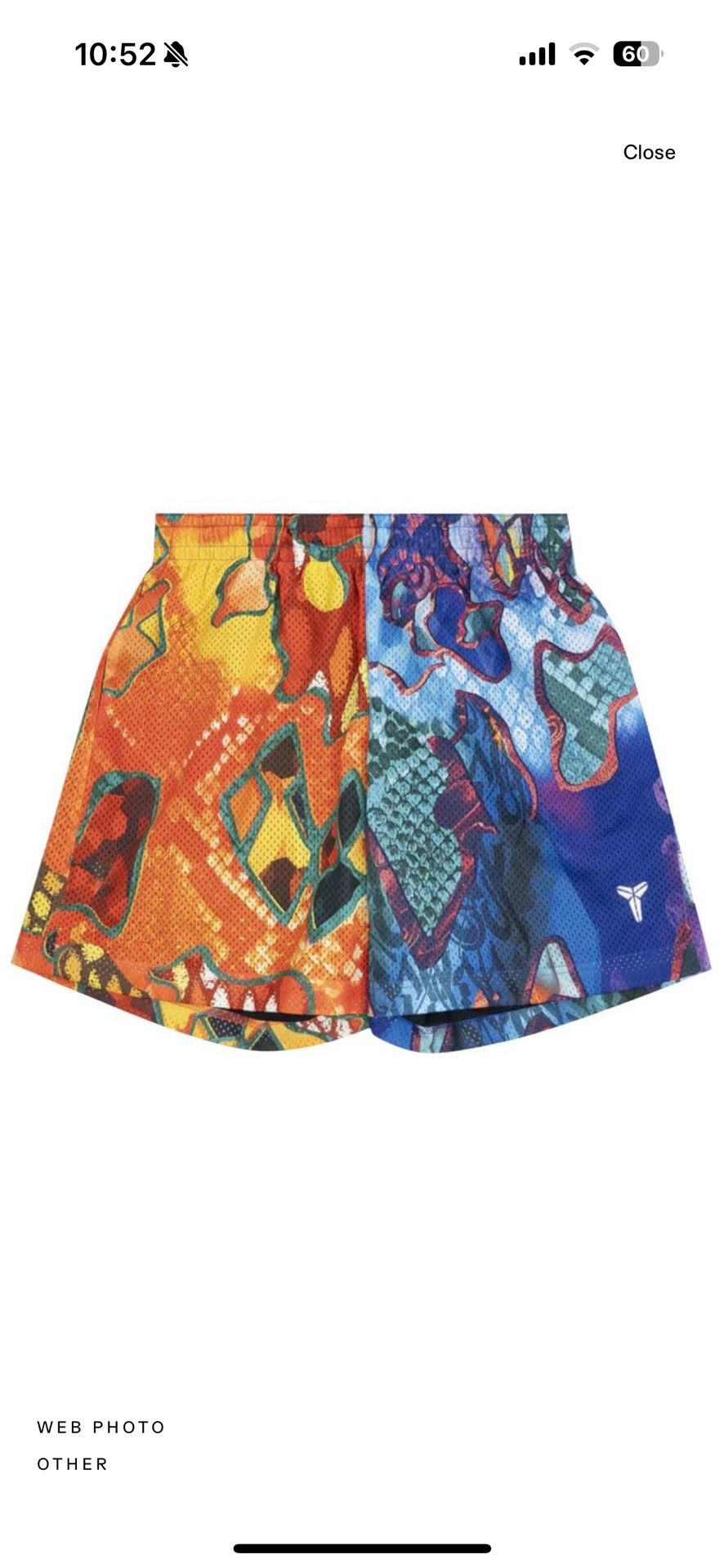 Nike What The Kobe Reversible Jersey And Shorts Size M