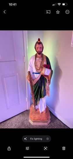 St Judas , Saint Jude Statue (Handmade) Any Offer