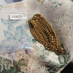 Cuban Link Gold Chain Gold Plated