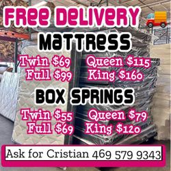 New Mattresses  Twin mattress Full mattress Queen mattress  King mattress  Colchones nuevos  Beds 
