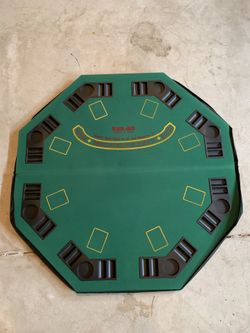 Poker table with case