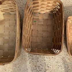 Vintage Woven Baskets (3)