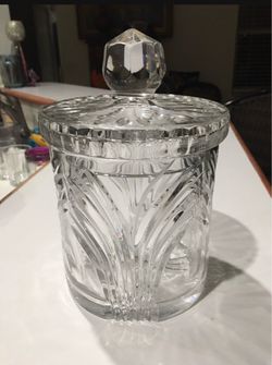 Crystal Glass Jar with Lid