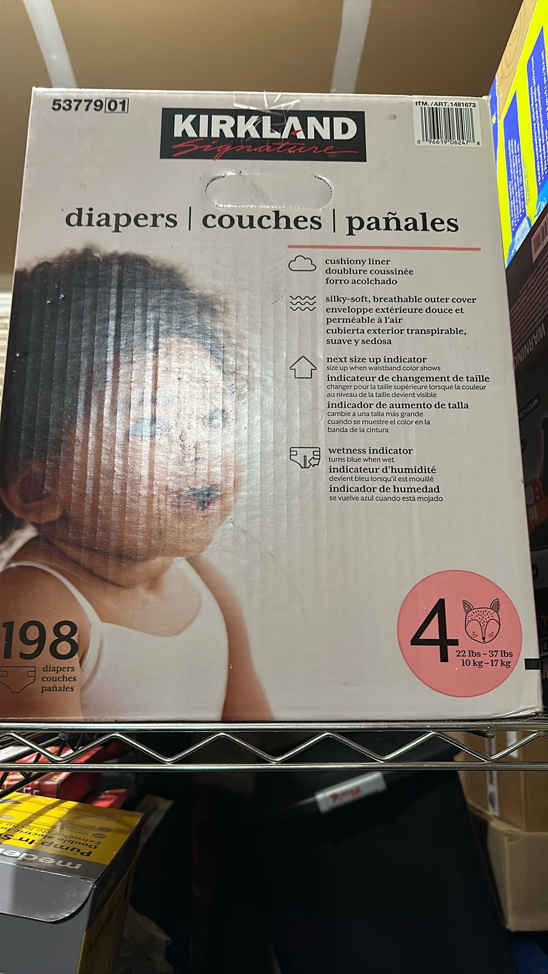 Diapers New Box Kirkland