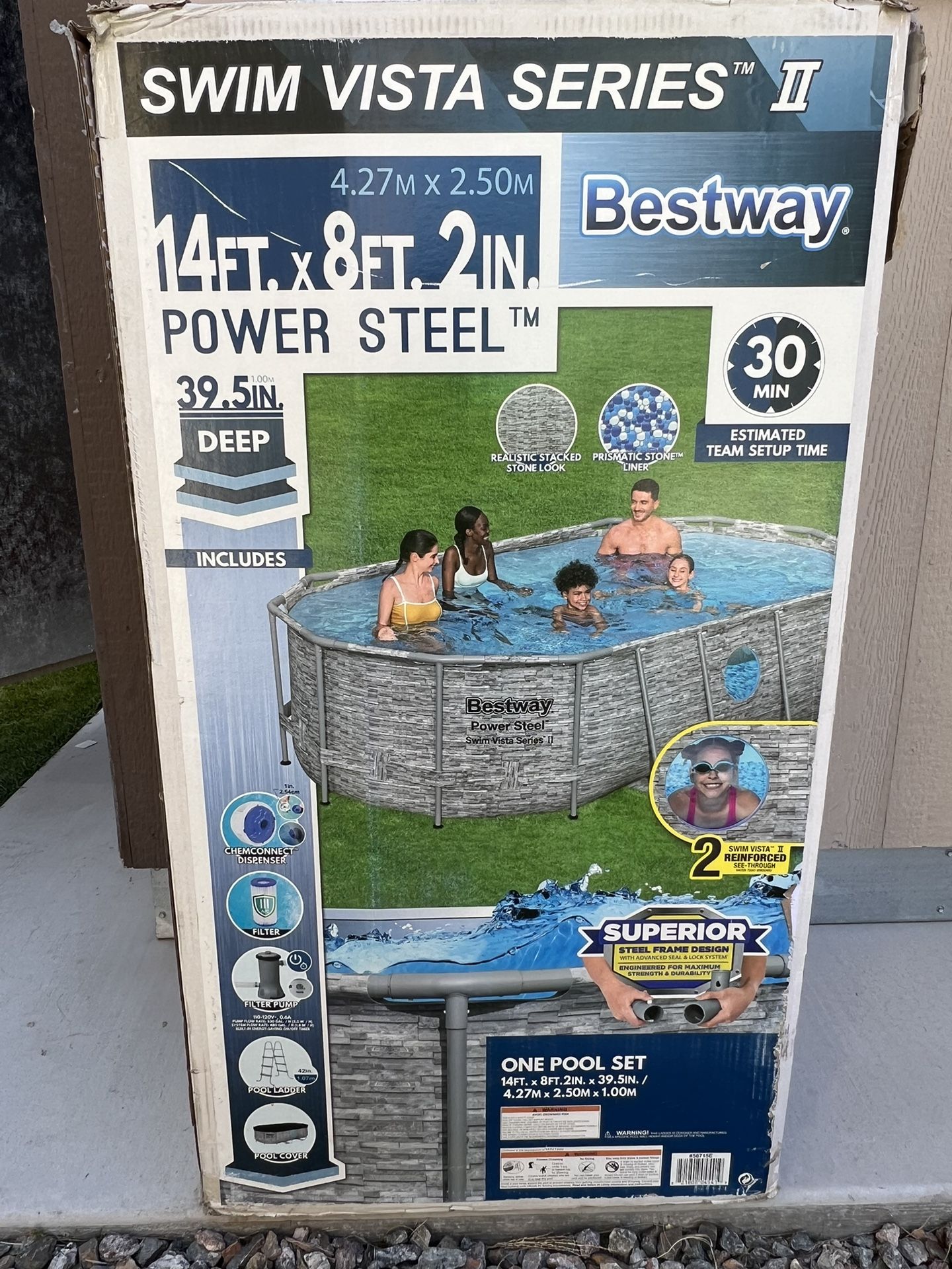 14x8 Above Ground Swimming Pool
