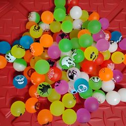 Small Glow in the Dark Bouncing Balls lot of 105 