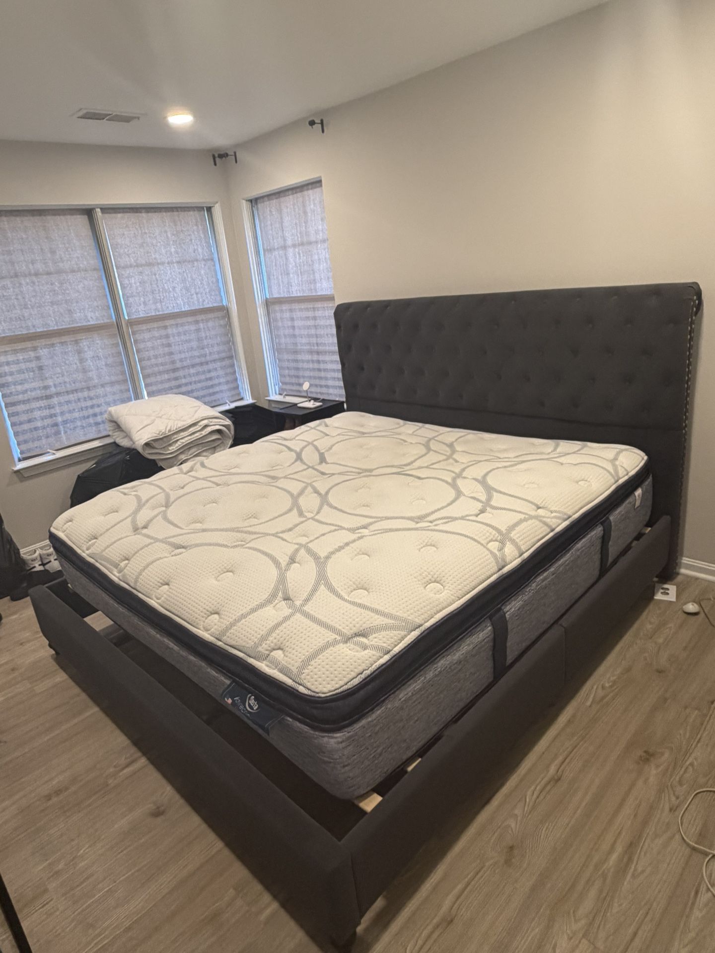 King Bed And Bed frame 