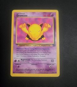 Drowzee rocket set Pokemon card TCG vintage