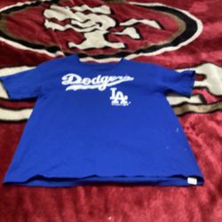 Dodgers Youth Teeshirt Size Large 14-16 