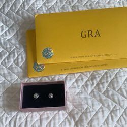 moissanite earrings