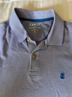 IZOD Men’s Light Blue Polo Shirt Size M