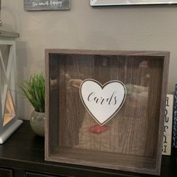 Wedding or event card holder