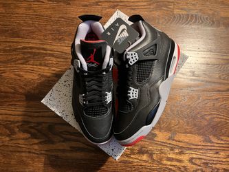 Air Jordan 4 Bred “Reimagined “ Multiple Sizes