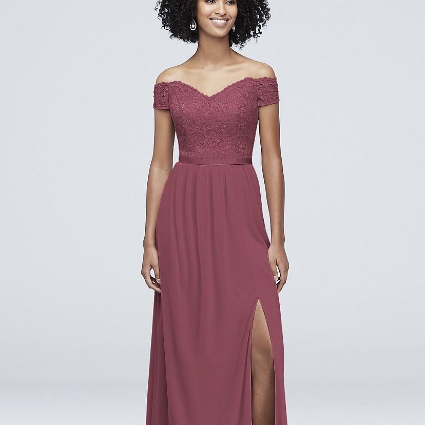 david's bridal chianti bridesmaid dresses Unique Vintage Light Pink Satin Strapless Corset Tea Length Gown main image 0