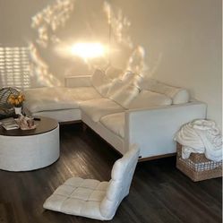 White Sectional Available Now!