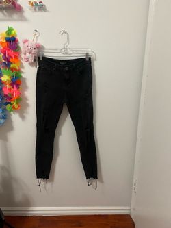 Enjean Black Ripped Jeans
