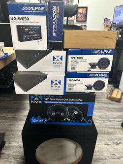 Car Audio System Bundle – Alpine, NVX, Rockville