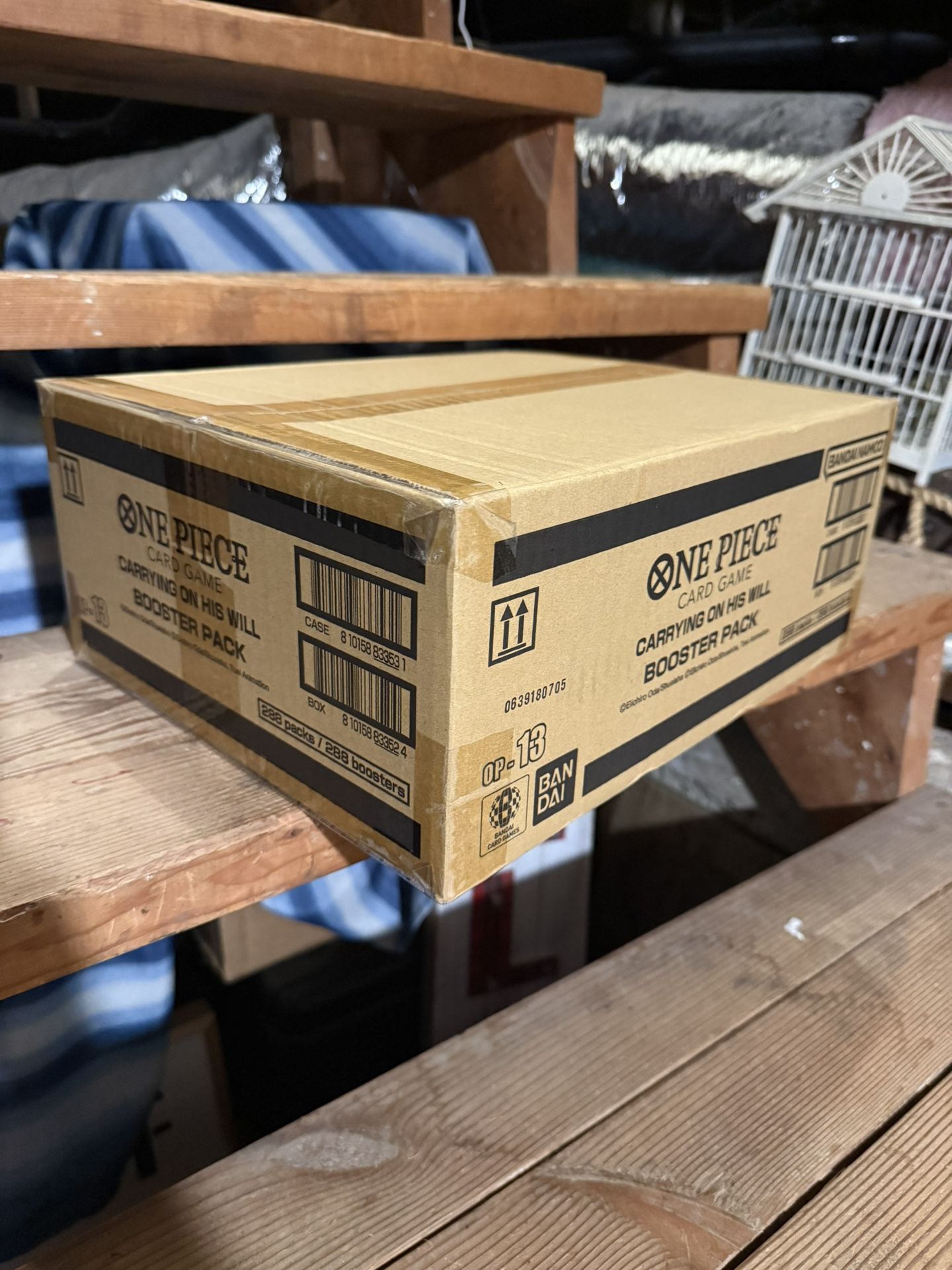 OP13 Carrying On His Will Sealed Case. Great Condition.