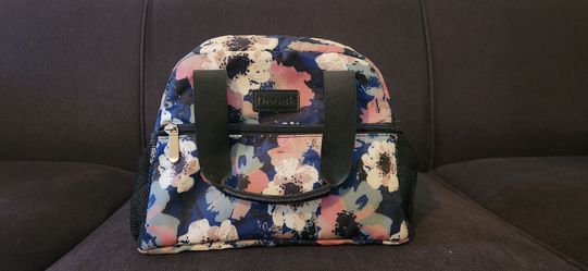 Floral lunch bag