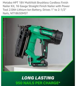METABO FINISH NAILER 16 GAUGE