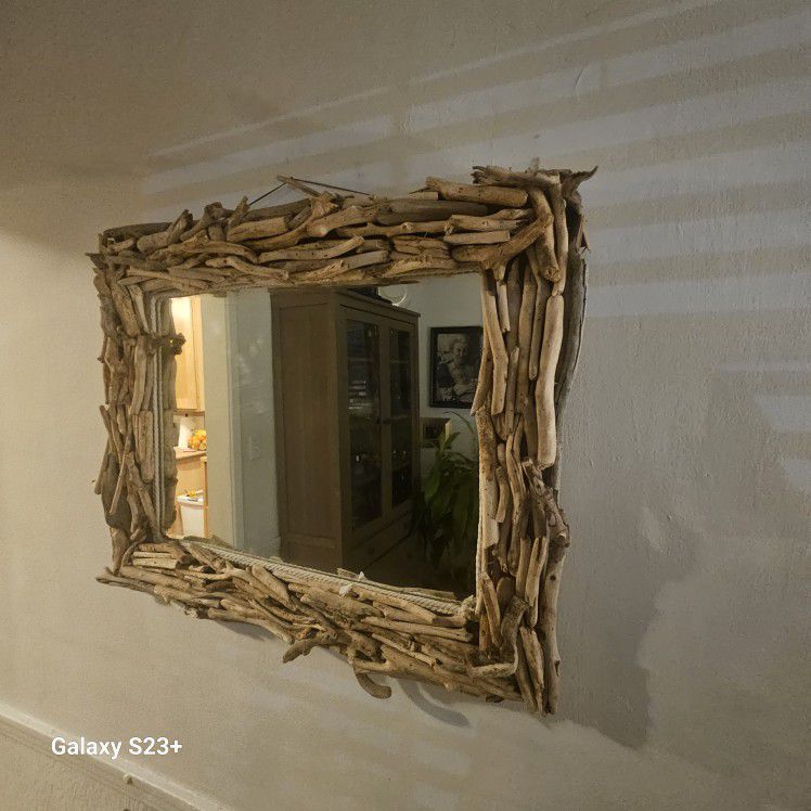 Handcrafted Driftwood Mirror
