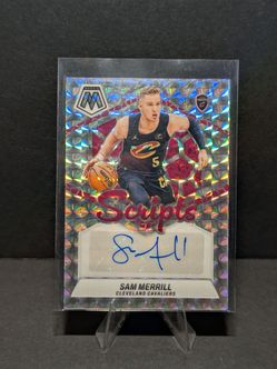 Sam Merrill autograph card