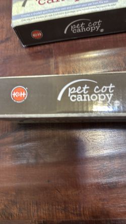 Pet cot canopy 3 individual canopy for the price of one .