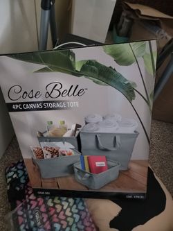 Cose Belle canvas storage totes