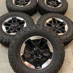 (5) Jeep Gladiator Rubicon Premium Wheels Rims Tires