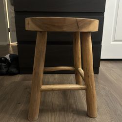 Solid Wood Stool - Like New