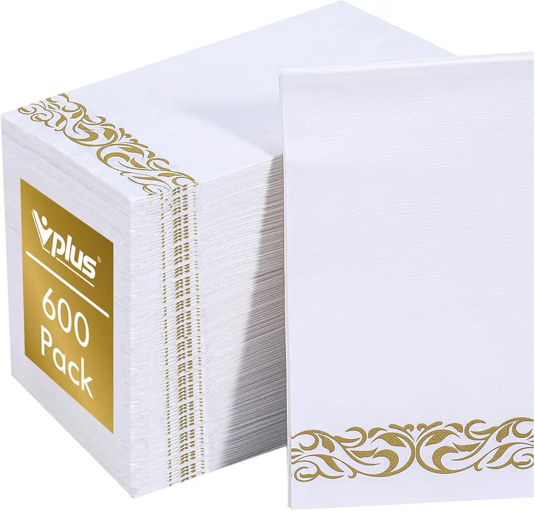 600 Pack Paper Napkins Guest Towels (1152)