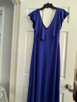 Blue Dress XL $20. Wedding/casual/elegant