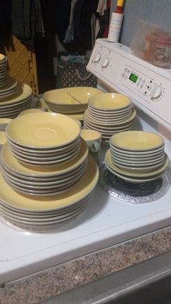 Hearken Ware Stone China oven proof kitchenware 73 piece set