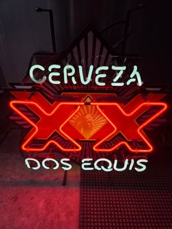 Dos Equis Cerveza XX Neon Bar Sign