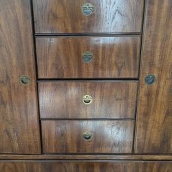 1970s Drexel Campaign Style Accolade Armoire 