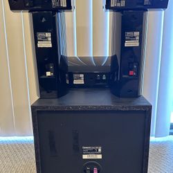 Onkyo 5.1 Speakers and Subwoofer
