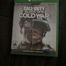 Xbox One Call Of Duty Cold War