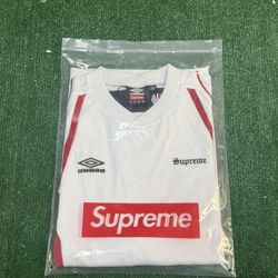 Supreme Umbro Old English Soccer Jersey White 