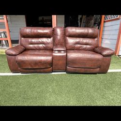 Loveseat, sofa, electric recliner