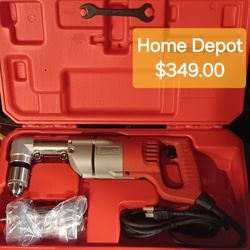 New Milwaukee Riht Angle 1/2 Drill Kit Big Discount