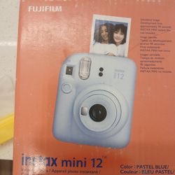 Instax Mini 12 Pastel Blue Instant Camera 