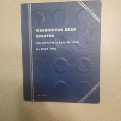Washington Silver Quarters Collection.  From 1946 To 1959