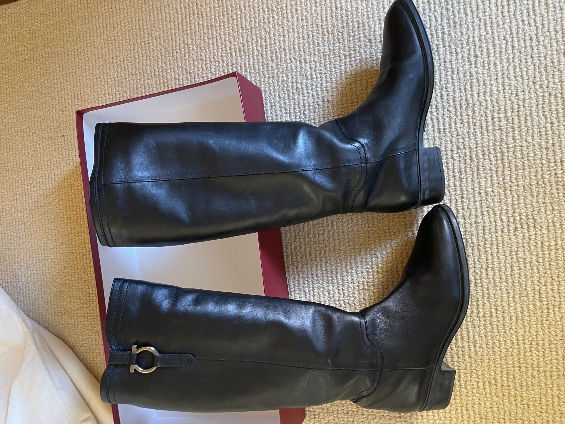 Ladies Ferragamo Boots Size 9.5