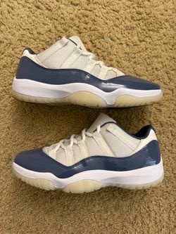 Size 8.5 (Pre owned, no box) - Air Jordan 11 low diffused blue