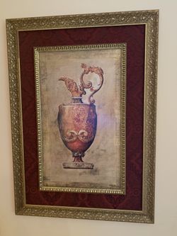Antique Oil painting, framed art