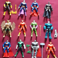 DC Total Heroes Figures Lot