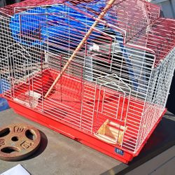 bird cage Like new For small and large birds