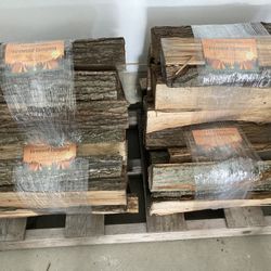Firewood Bundles And Loose Stacks