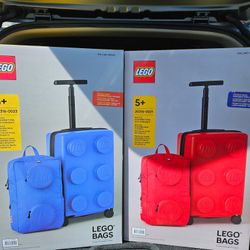 New Sealed Lego Suitcase And Back Pack