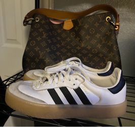 Adidas Samba White Black Gum Sole Sneakers